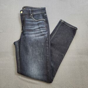 White House Black Market Dark Wash Straight Leg Jeans